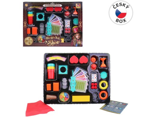 Kouzelnická sada 15v1 – Velký set kouzel pro děti