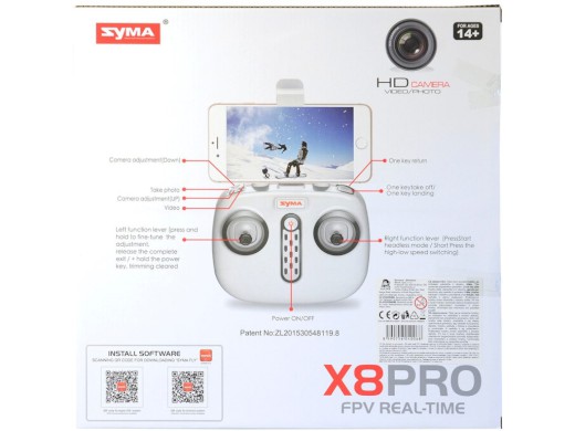 04006 - Syma Dron na dálkové ovládání, bílá