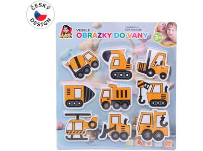 15274 - Hračka do vody - dopravní prostředky, soft, 29 x 1 x 31 cm