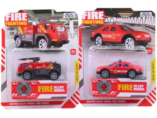 Auto hasiči na kartě