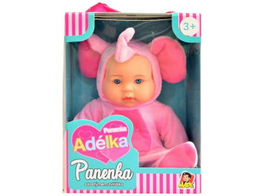 11644 - Panenka - zvířátko, 22,5 cm