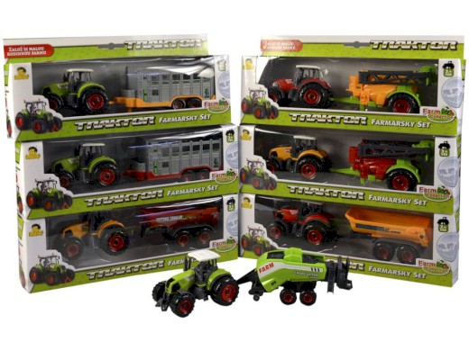 90773 - Traktor s přívěsem 27 cm
