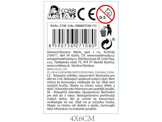 Medvídek, 12 ks v display boxu