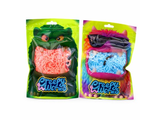 Červi v sáčku, svítí ve tmě, 18 x 13 cm