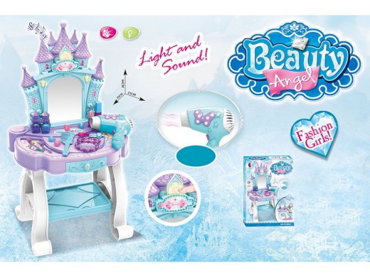 11771 - Kosmetický stolek se zrcadlem a příslušenstvím