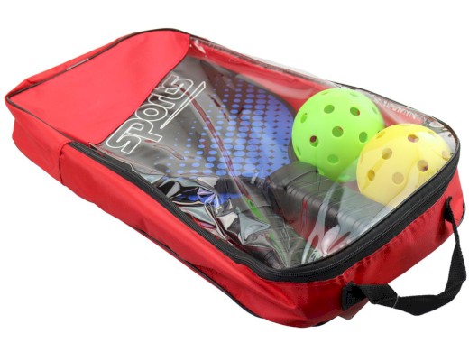 Pálky s míčky v pouzdře