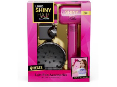 Vlasové studio fén, s bateriemi, 20 x 7 x 26cm