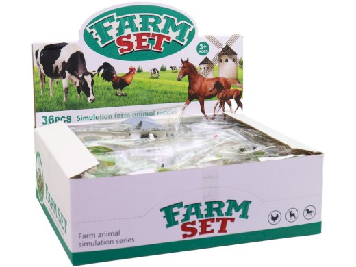 Zvířátka farma, 36 ks v display boxu