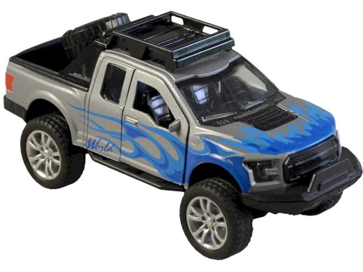 07379 - Auto kovové na zpětný chod, 12 ks v boxu, 12 cm