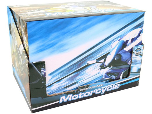 14847 - Motorka závodní kovová, 11 cm