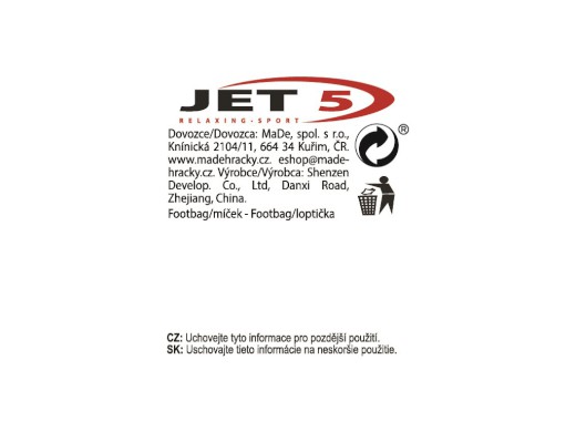 20390 - H kiss míček - footbag