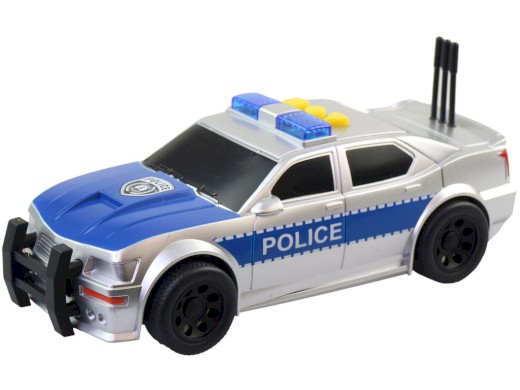 Auto policie, na baterie, světlo, zvuk