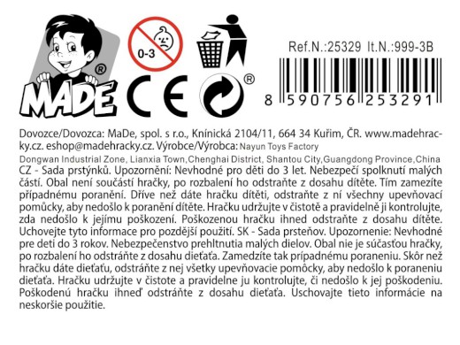 Prstýnky sada, 12 ks v display boxu, 14 x 1 x 13,5cm