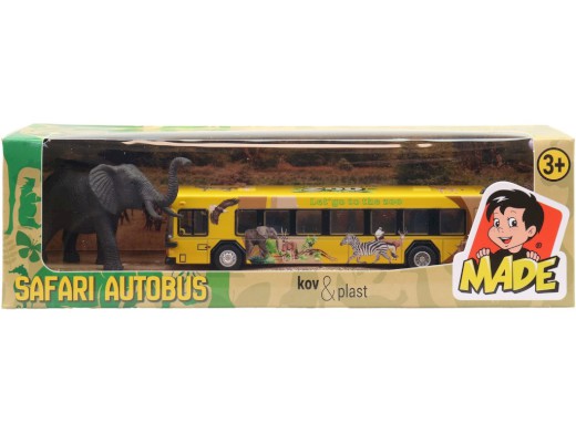 Autobus safari a zvířátko