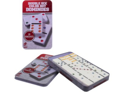 02516 - Domino v kovovém boxu 28 ks, 19x11cm