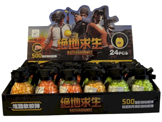 03003 - Náhradní kuličky 6 mm, 500 ks, 24 ks v boxu, 30 x 21 cm