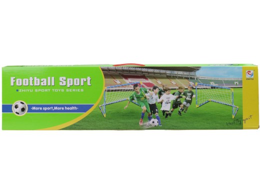 Fotbalový set, 2 branky s míčem a pumpičkou a příslušenstvím