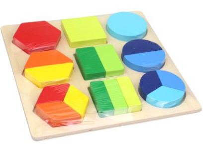 20302 - Dřevěné naučné tvary, 22 x 22 cm