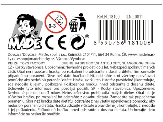 18100 - Auto sportovní, volná kola, 16 ks v display boxu