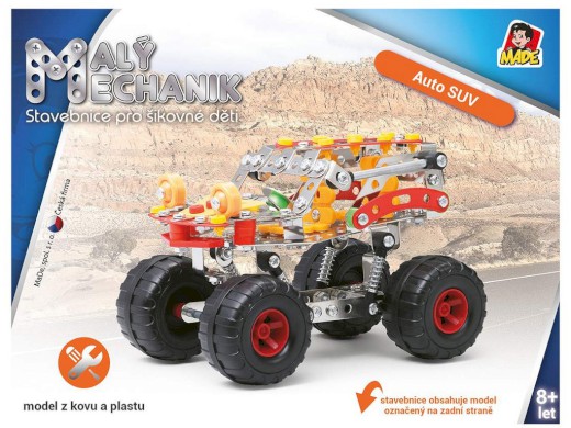 90799 - MaDe Malý mechanik, auto SUV, 272 dílků