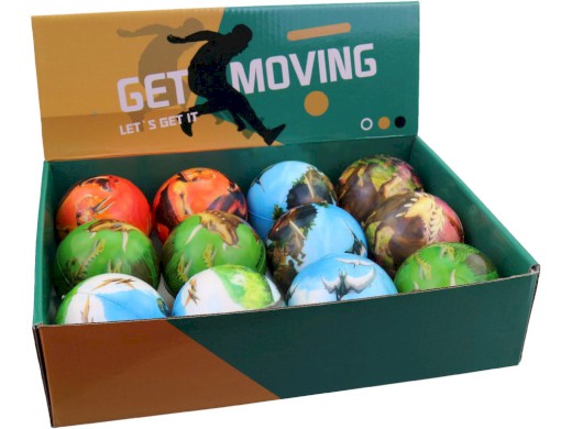 Míček dinosaurus, 12 ks v display boxu, 6,5 cm