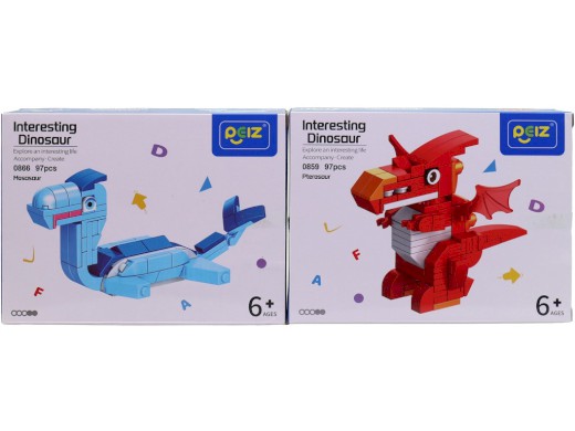 Kostky dinosaurus, 8 ks v display boxu