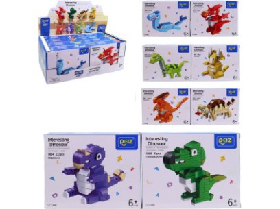 Kostky dinosaurus, 8 ks v display boxu