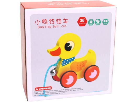 20357 - Dřevěné tahadlo, kačena, 14,5 cm