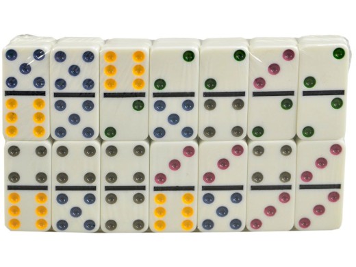 02516 - Domino v kovovém boxu 28 ks, 19x11cm