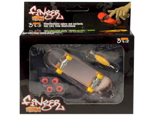 06913 - Skateboard na prst, kovový, 9 cm