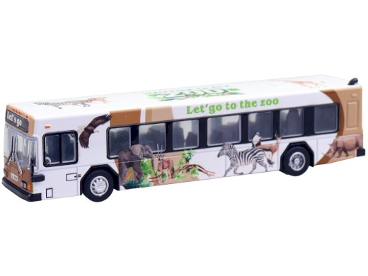 Autobus safari a zvířátko