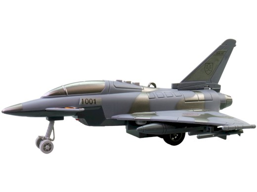 Made Stíhací letadlo SK na setrvačník na baterie se světlem a zvukem