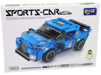 Malý mechanik kostky, závodní auto, 195 kostek