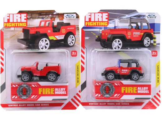 Auto hasiči na kartě