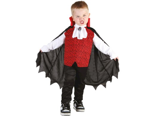 09645 - Šaty na karneval - upír, 80 - 92 cm