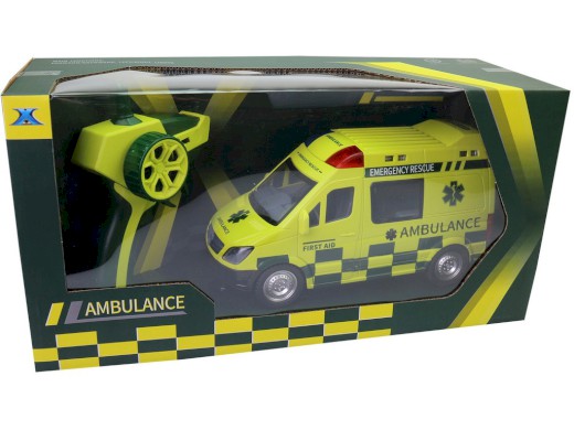 15836 - Ambulance na ovládání, 22 x 12,5 x 8,5 cm