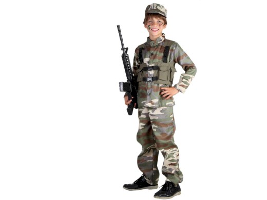 68945 - Kostým na karneval - Voják, 120-130 cm