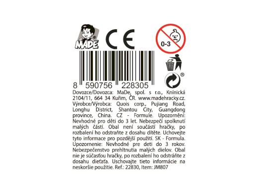 Formule, 6 ks v display boxu, 17 cm