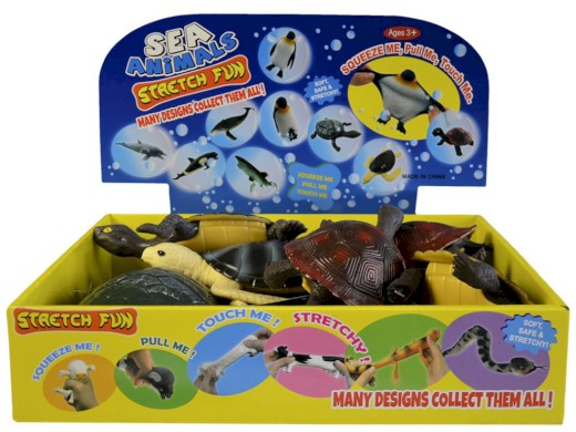 01942 - Želva strečová, 12 ks v boxu, 15cm