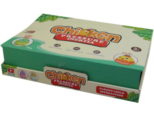 14272 - Kuřátko na stisknutí, otáčí se, 7 x 6,3 x 7,5