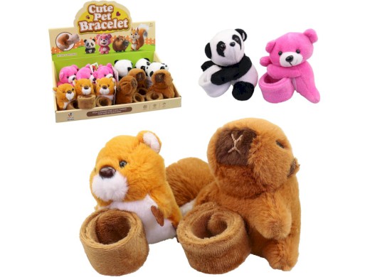 Zvířátko náramek, 12 ks v display boxu