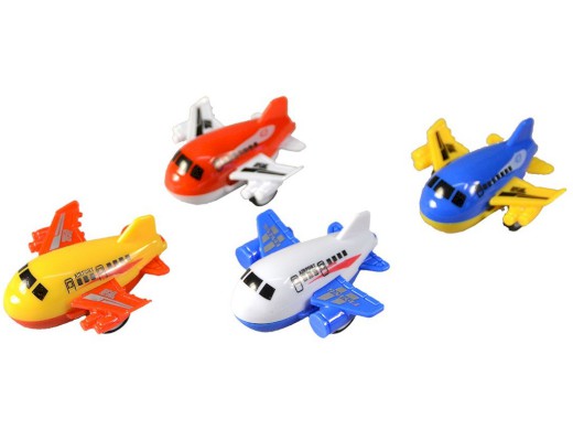 05729 - MaDe Letadlo, zpětný chod, 4 ks, 9 x 29 cm