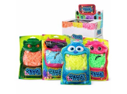 Červi v sáčku, svítí ve tmě, 18 x 13 cm