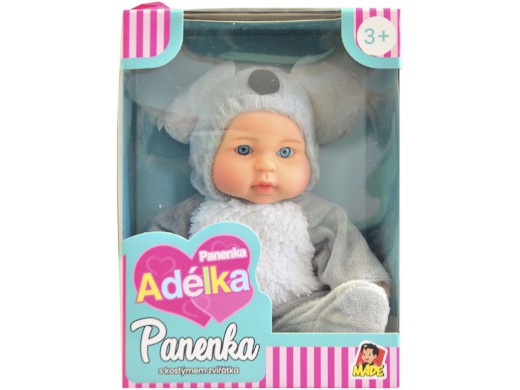11643 - Panenka - zvířátko, 22,5 cm