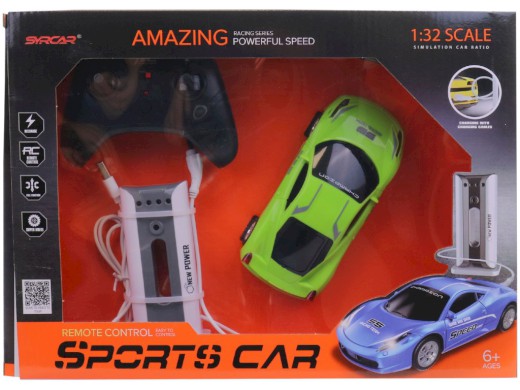 Elektroauto na ovládání, 14,5 cm, vyměnitelná kola, funkce driftování, nabíjecí stanice