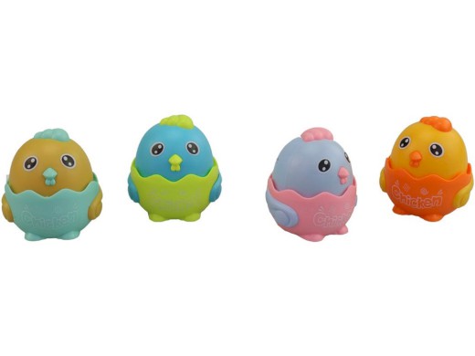 14272 - Kuřátko na stisknutí, otáčí se, 7 x 6,3 x 7,5