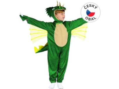 09709 - Šaty na karneval - dinosaurus, 80 - 92 cm