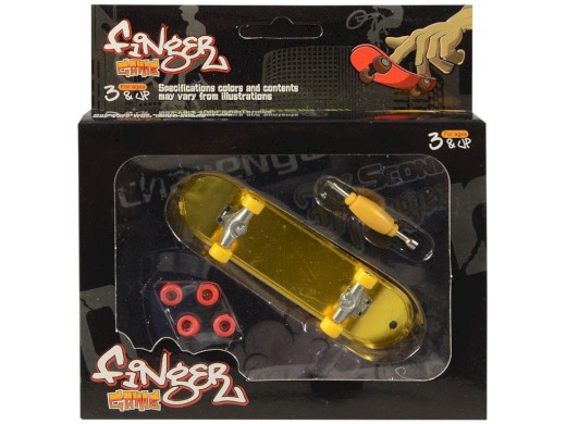 06913 - Skateboard na prst, kovový, 9 cm