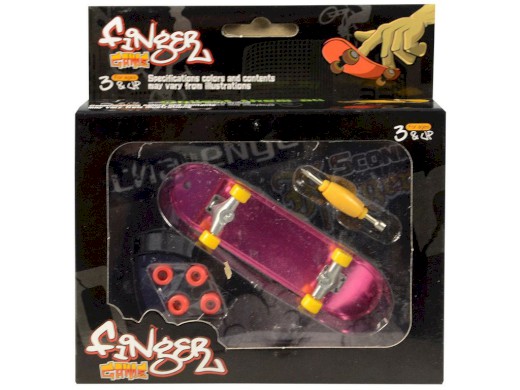 06913 - Skateboard na prst, kovový, 9 cm