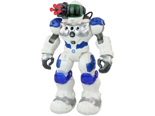 01788 - MaDe Robot policejní Guliver, 22 funkcí, modrá